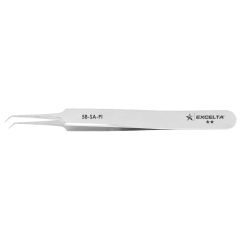 Excelta 5B-SA-PI &#9733;&#9733; Stainless Steel Tweezers with Tapered, 45&deg; Bent, Micro Ultra-Fine, Pointed Tips