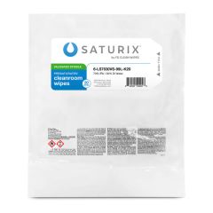 Saturix&trade; Sterile Presaturated Polyester Knit Wipes, 70% IPA, 9" x 11"