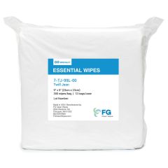 FG Clean Wipes 7-TJ-99L-00 100% Cotton Twill Jean Knit Cleanroom Wipes, 9" x 9"