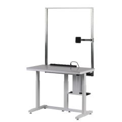 Gibo/Kodama EX4 Ergo Lift Height Adjustable ESD Workstation with Stainless Steel Work Surface