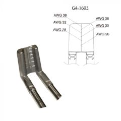 Hakko G4-1603 Long Wire Stripper Blade Tips  for FT-802 Thermal Wire Stripper, 26-38 AWG 