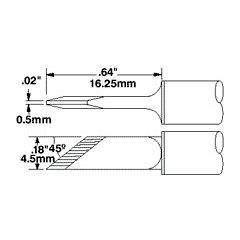 600 Series Knife Rework Cartridge, 4.5mm