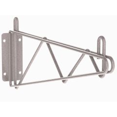 Metroseal Gray Shelf Support for 24" Single Shelves