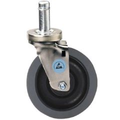 Metro 5MESD Non-Marking Conductive Caster, No Brake - 200 lb. Capacity, 5"