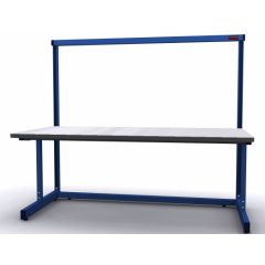 Production Basics 1011 C-Leg Series Standard Laminate Workstation, 36" x 72"