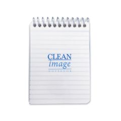 Purus PNB CI 3X4 2240-L Spiral-Bound College Ruled Cleanroom Notebook, White, 3" x 4"