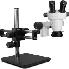 ELZ-Series Binocular Microscope with Dual Boom Stand & High Intensity LED Ring Light