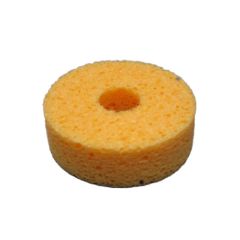 SIR S31-P10 Solder Tip Round Cleaning Sponges with Hole, 3.12" x 1" (Pack of 10)