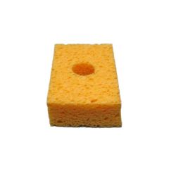 SIR S33-P10 Solder Tip Cleaning Sponges with Hole & 4 Slits, 2.1" x 3.2" x 1" (Pack of 10)