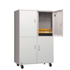 StatPro XUSTLBE2001W-CM Entomology & Specimen Collection Dry Cabinet with 2 Chambers, 26" x 47.2" x 76"