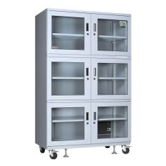 StatPro XUSTLTUS2001-CM Super Fast Dry Cabinet with 6 Chambers & Glass Doors, 26" x 47.2" x 76.2"