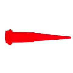 Techcon TT25-RIGID-PK TT Series Rigid Tapered Tips, 25 Gauge, Red