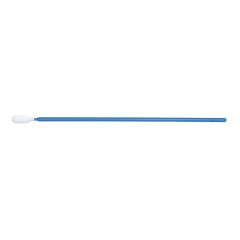 Teknipure TKS584MW TekniSwab Microfiber Cleanroom Swabs with Double Layer, Medium Head & Long Blue Polypropylene Handle, 6.4" OAL (Case of 1,000)