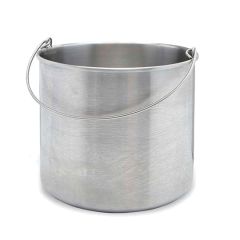 Texwipe TX7057 BetaMop&reg; Seamless Stainless Steel Bucket, 8 Gallon Capacity