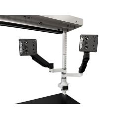 Treston 14-94049439 Upright Mounted Circular Dual Monitor Arm