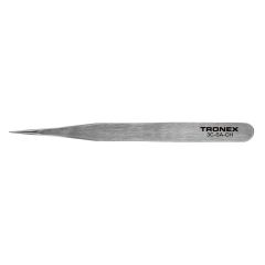 Tronex 3C-SA-CH General Purpose Precision Short Stainless Steel Tweezer with Very Fine Tips