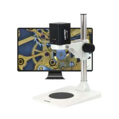 Unitron 18790PS-4KM microFOCUS 4K Autofocus Digital Inspection System with Pole Stand, 13.3" Monitor, & LED Ring Light