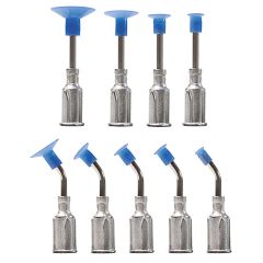 Virtual Industries VCS-9-PUR Replacement Vacuum Tip Kit with 9 Blue PUREACLEAN&trade; Non-Marking Vacuum Cups With Probes