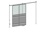 Cogan Lexan Partition Sliding Gate