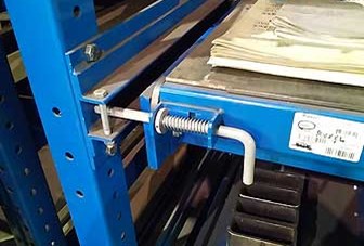 rapistak industrial pull out shelving shelf locks