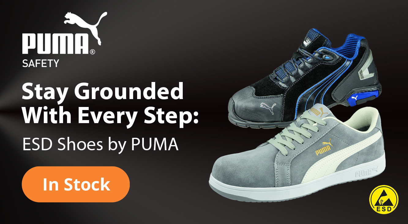 Stay Grounded with Every Step: ESD Shoes by PUMA